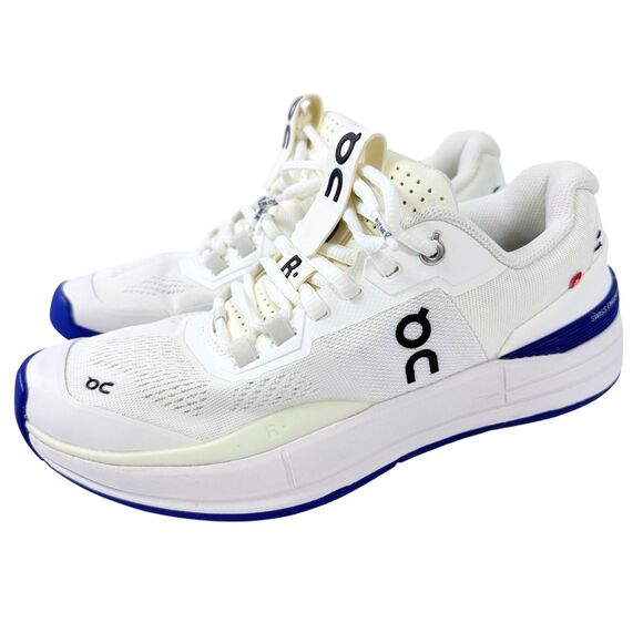 On THE ROGER Pro Women 8 White Cobalt Blue Professional Tennis Carbon Plate - Picture 10 of 10